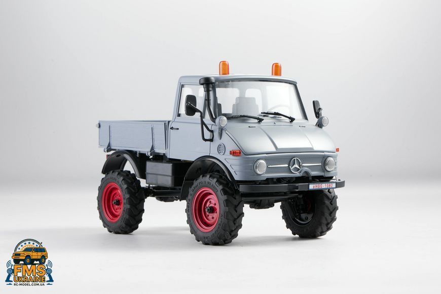 Машинка на радіокеруванні FMS 1:24 FCX24 MERCEDES-BENZ UNIMOG 421 RTR Сірий FMS12405RTRGY фото