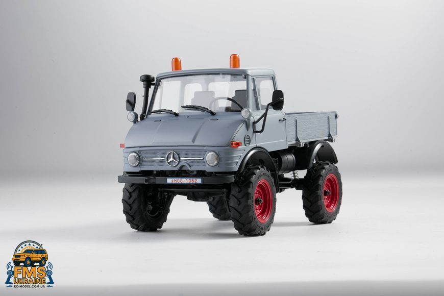 Машинка на радіокеруванні FMS 1:24 FCX24 MERCEDES-BENZ UNIMOG 421 RTR Сірий FMS12405RTRGY фото